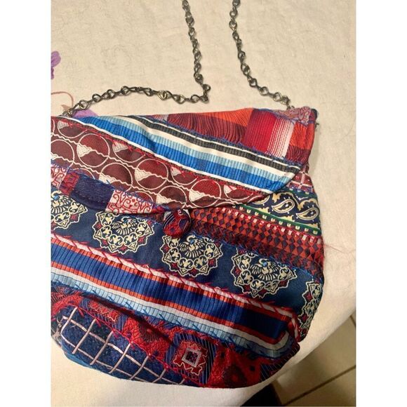 Roberto Tofani Vintage Boho Patchwork Purse - Picture 10 of 11